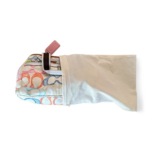 Vintage Coach Patterned Bag - Picture 5 of 8